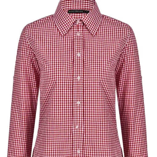 Picture of Winning Spirit, Ladies Gingham Check L/S Shirt